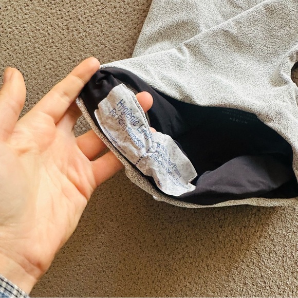 AYRA SWIM NWT Metallic Gray Swimsuit Med - Picture 4 of 6